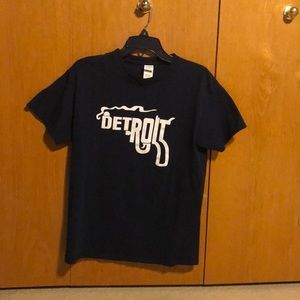 Detroit navy T shirt - Mens